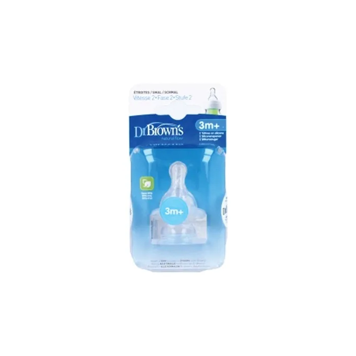 Dr. Brown's Pacifier Stage 2 Small Neck - Ideal For Infants