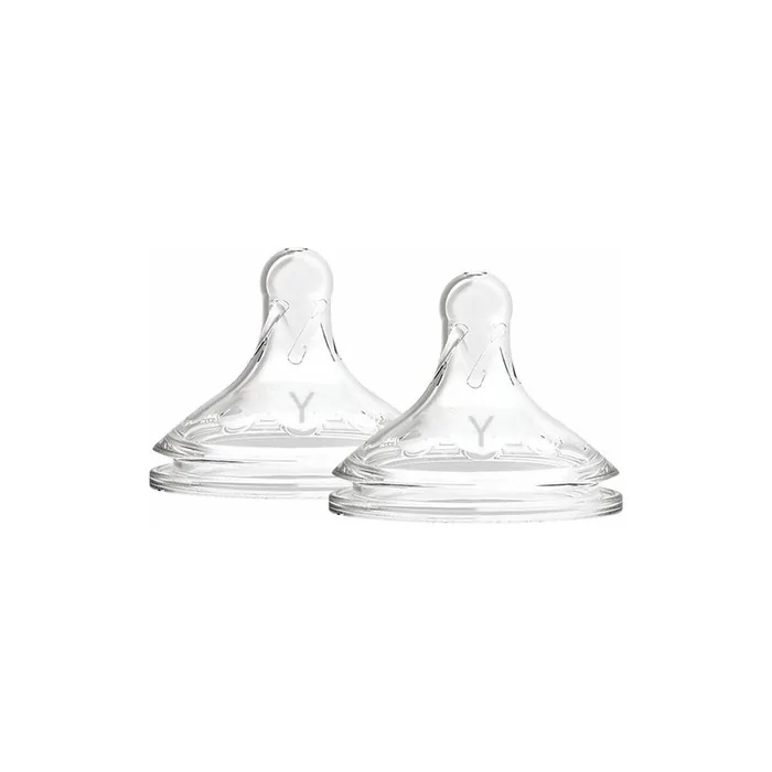 Dr. Brown's Options+ Anti-Colic Y Teat - For Wide Neck Bottle - Pack Of 2