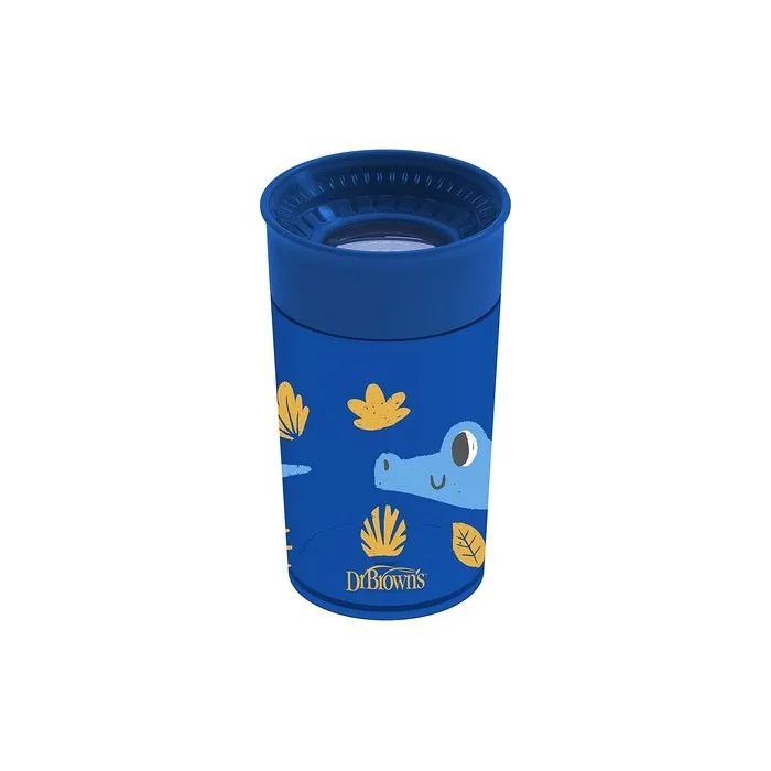 Dr Brown's Milestones Cheers360 Mug, Blue, 284ml 10 Ounce Blue Animal