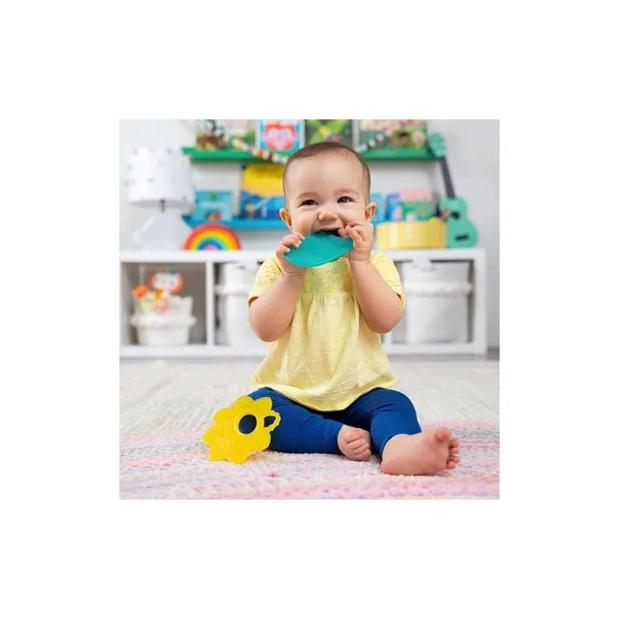 Bright Starts Sunny Soothers Teething Rings with Different Surfaces - Pack of 2