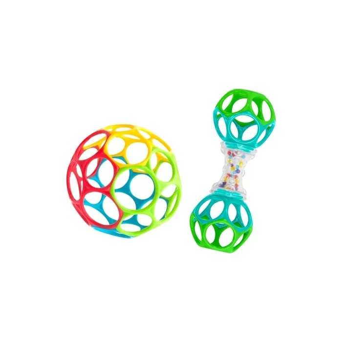 Bright Starts Easygrasp Oball Bundle Gift Set Grasp The Day Ball And Rattle