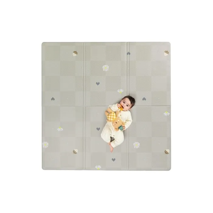 Taf Toys Fold & Play Checkers Mat Reversible Foam Playmat Ultradurable