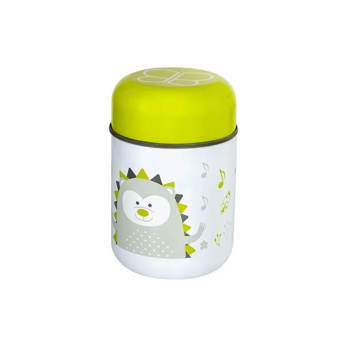 Bbluv B0122L Food Stainless Steel Flask 300ml with Bowl and Spoon - Lime