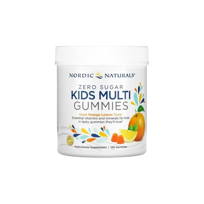 Kids Multi Zero Sugar Orange Lemon Gummies 120
