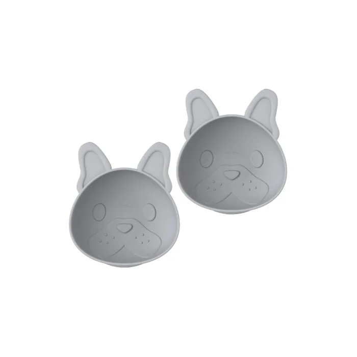 Melii Silicone Suction Bowl for Babies and Toddlers 10.1 Oz - Pack of 2