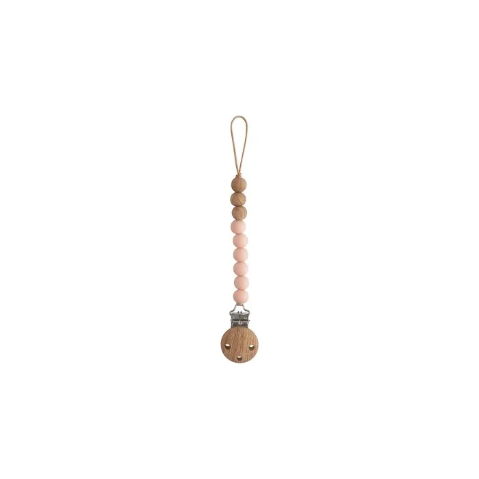 Mushie 100 Silicone Baby Pacifier Clip Bpa Free Eva Blush