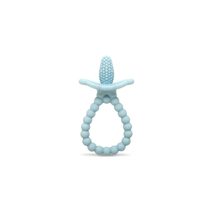 Razbaby Razberry Plus Baby Teether Easy to Hold Toy for Front & Back Teething