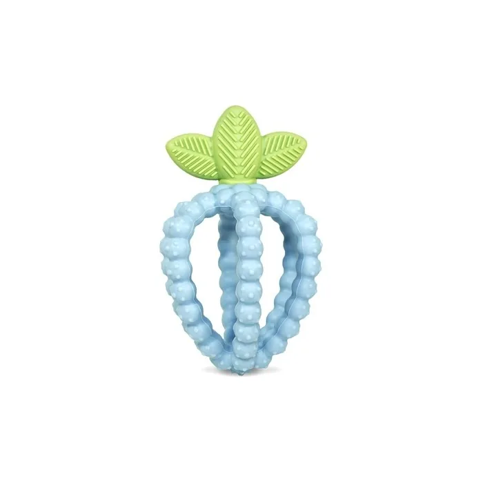 Razbaby Bites Silicone Baby Teething Toy Sensory Toy with Textured Berrybumps