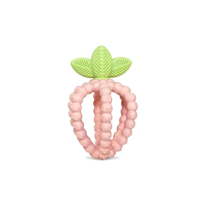 Razbaby Bites Silicone Baby Teething Toy Sensory Toy with Textured Berrybumps