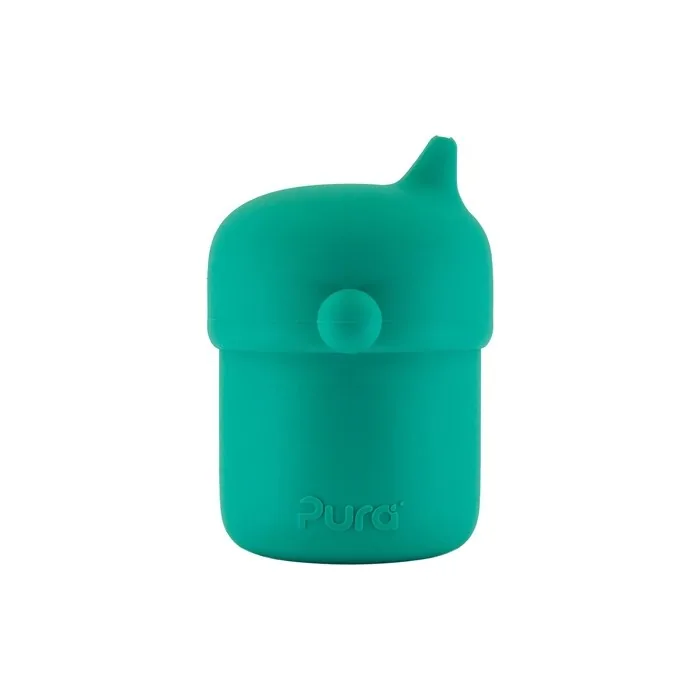 Pura My-My Silicone Sippy Cup 5oz/150ml - Training Cup, Reusable, Platinum Food