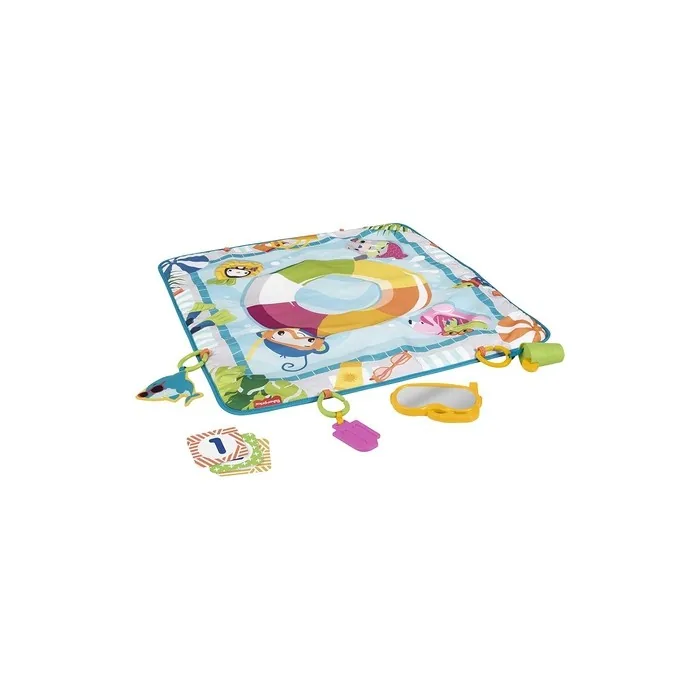 Fisher-Price Fun Activity Mat Swimming Pool, Baby Activity Mat With Removable