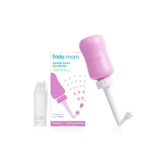 Frida Mom Upside Down Peri Bottle for Postpartum Care Portable Bidet