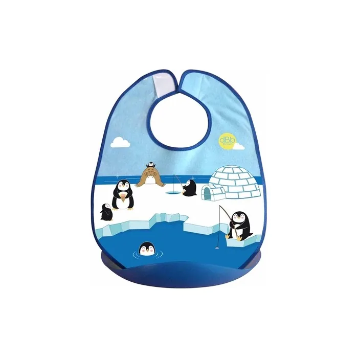 Dbb Remond Crumb-Catcher Bib - Penguin