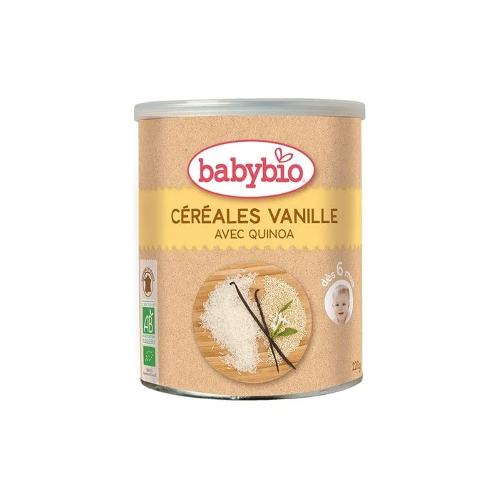 Babybio Céréales Vanille Avec Quinoa Dès 6 Mois 220g