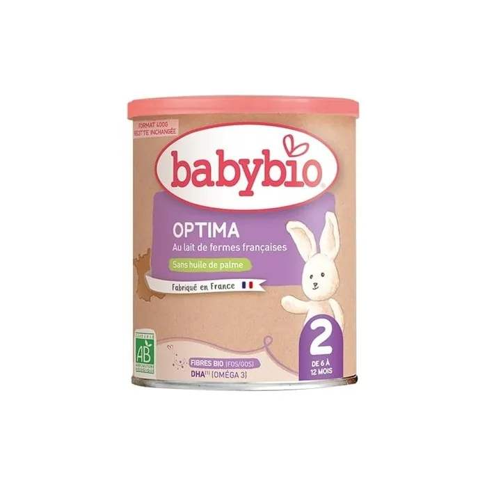 Babybio Infant Milk Optima 2 Formula Enriched with Fiber & Bifidus