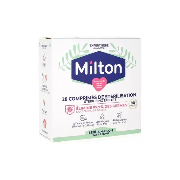Milton 28 Sterilization Tablets for Sterilizing Baby Items and Games