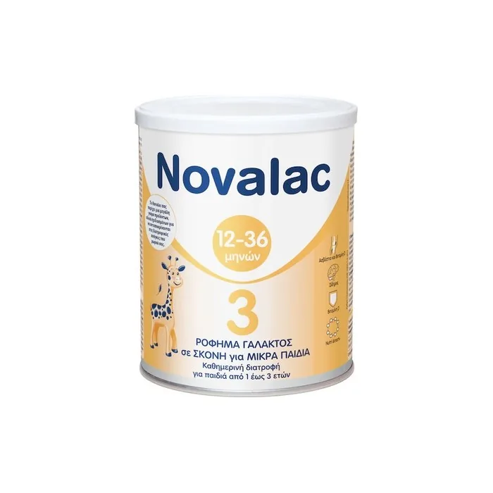 Novalac Powdered Milk 3rd Stage Infant Formula For 1236 Months 400g