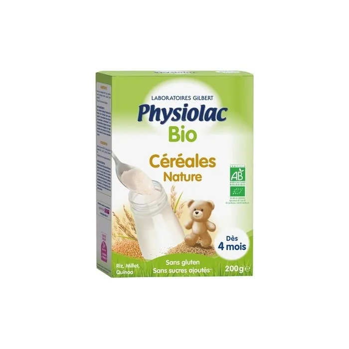 Physiolac Organic Cereals for 4 Months 200g