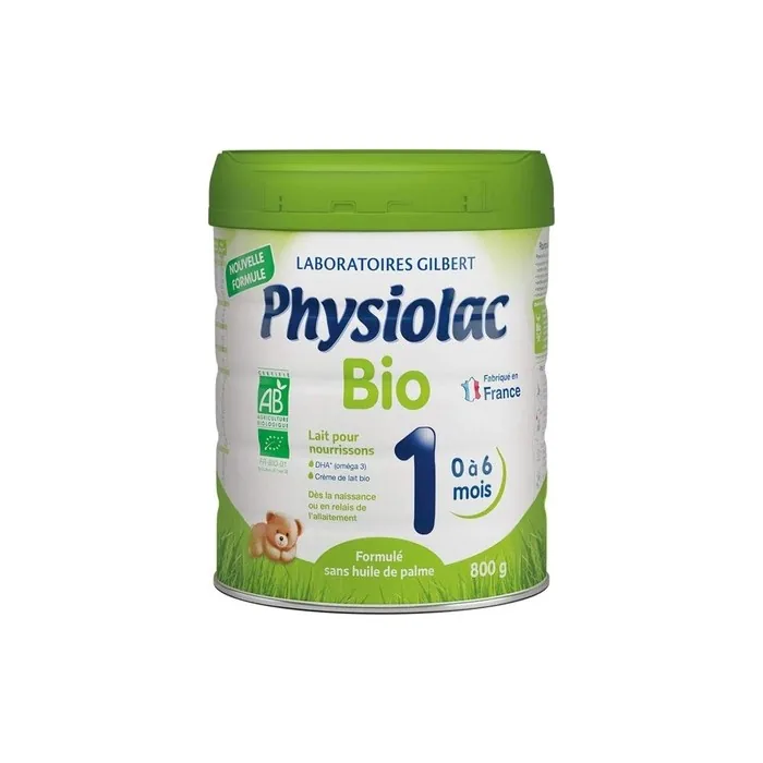 Physiolac Organic Infant Formula 0-6 Months 800g