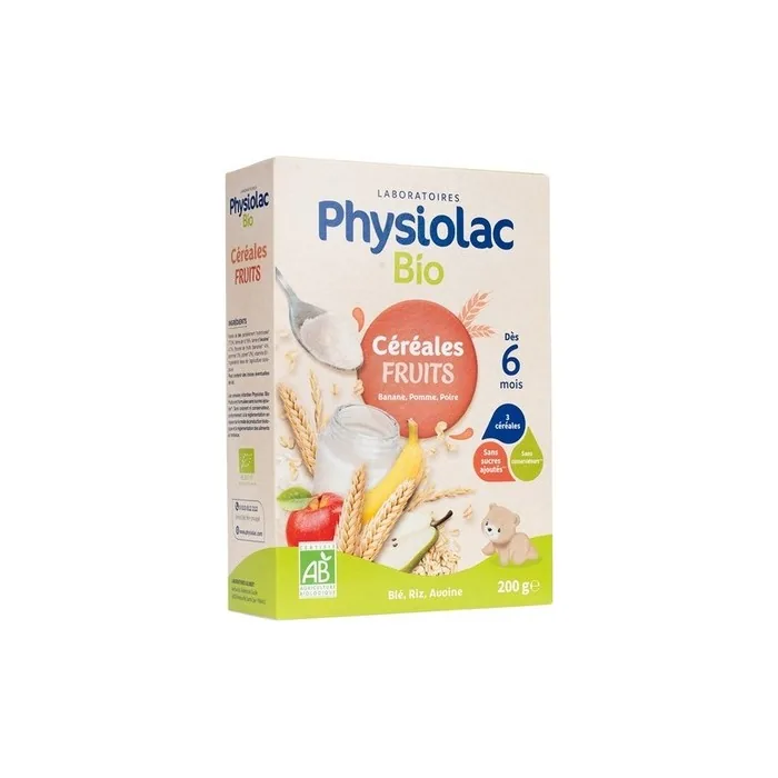 Physiolac Organic Muesli Fruit for 6 Months 200g