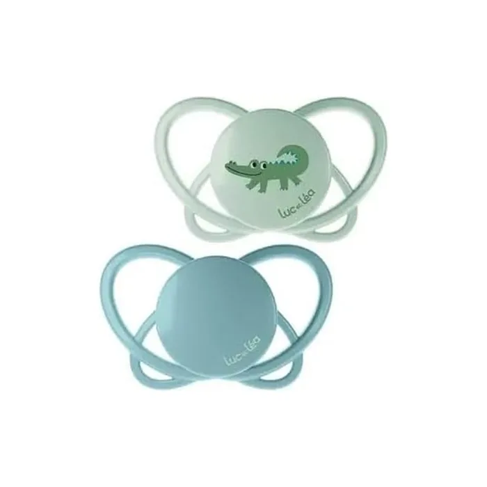 Luc Et Lea Physiological Pacifier 0-6 Months Goose - Pack of 2