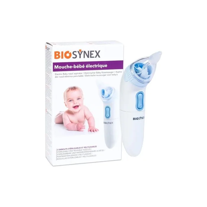 Biosynex Electric Baby Fly Nasal Vacuum Unclogs The Nose
