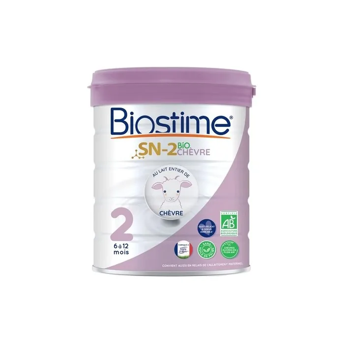 Biostime Sn-2 Organic Goat Milk Formula 2nd Age 6 to 12 Months 800g