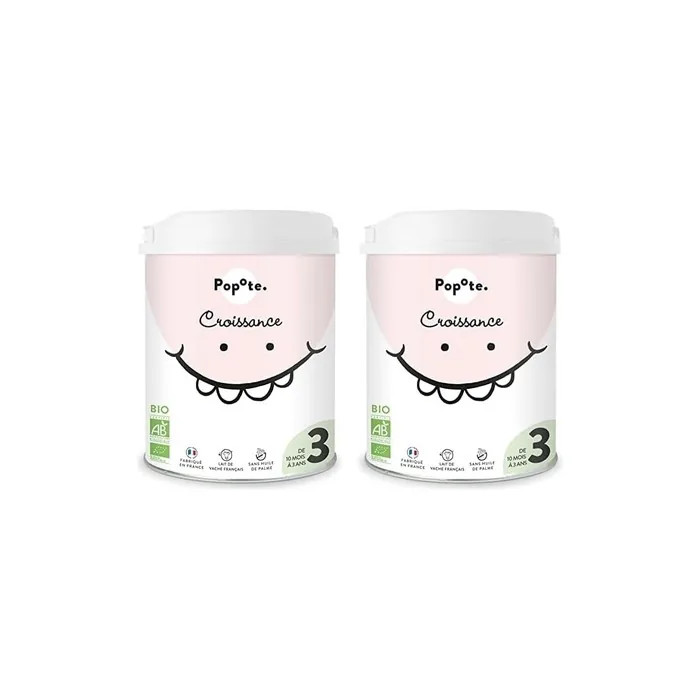 Infant Milk 3rd Age Popote Croissance 800g - For Ages 10/12 Months to 3 Years