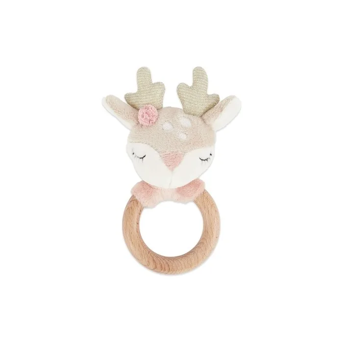 Bieco Baby Rattle Cute Bear Crochet 8cm Diameter 14cm Length