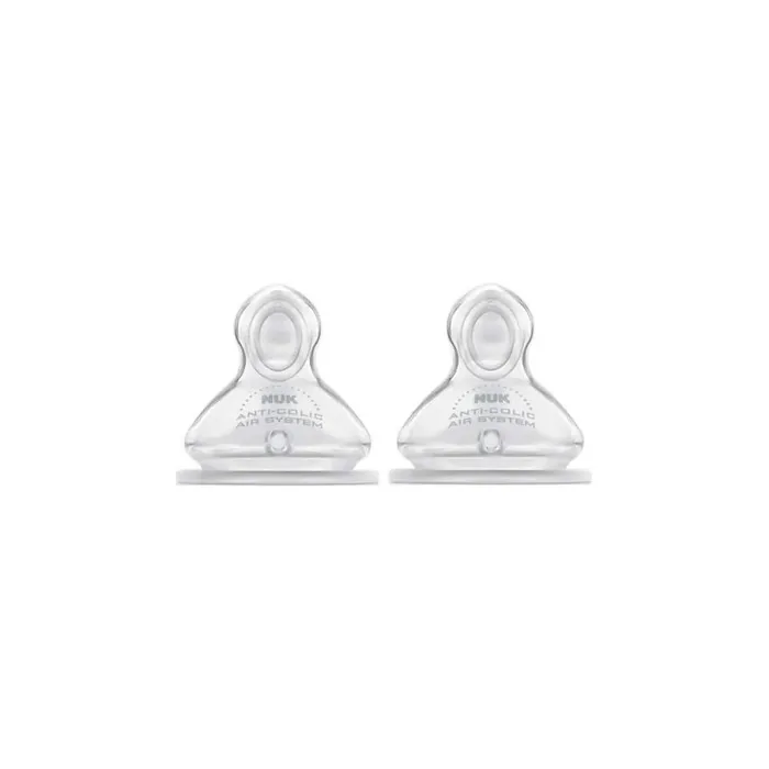 Nuk Nuk First Choice Size 1 Silicone Teat - 2 Units