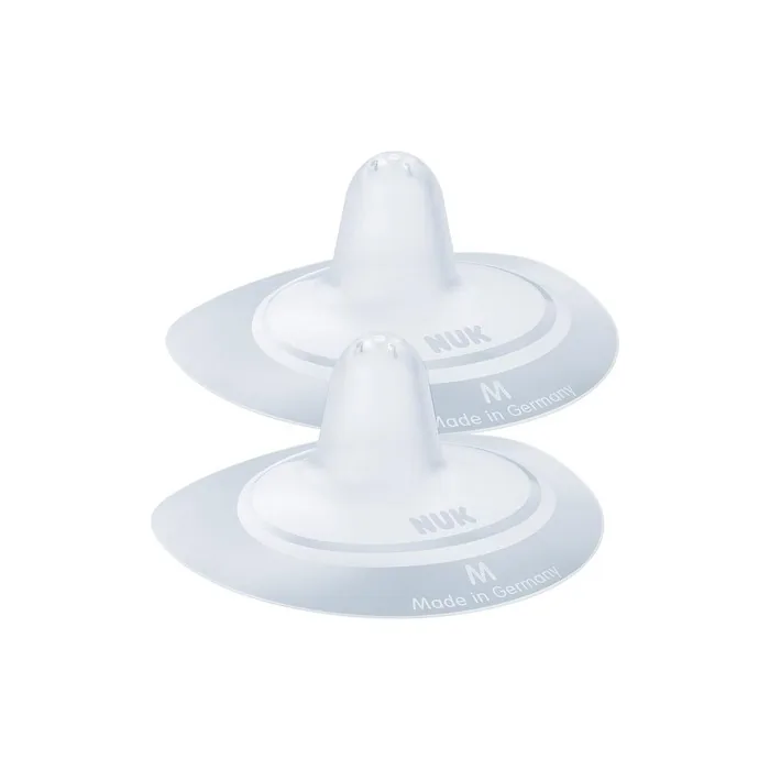 NUK Breastfeeding Nipple Shields Size M (20mm) with Protective Case - Pack of 2