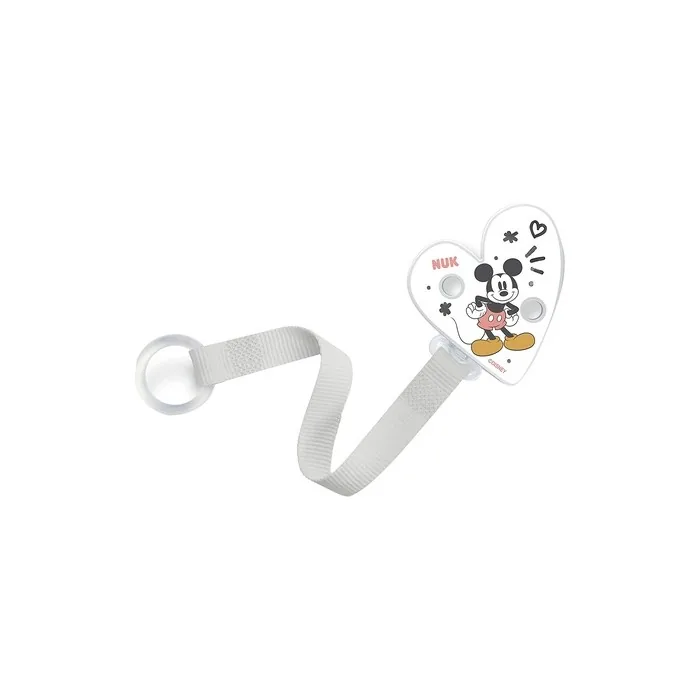Nuk Pacifier Chain | For All Pacifiers With And Without A Ring | Disney Mickey Mouse