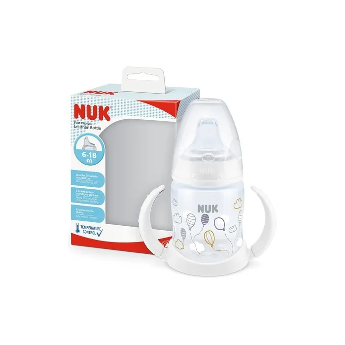 Nuk First Choice Sippy Cup 150ml with Easy-Grab Handles and Orthodontic Silicone