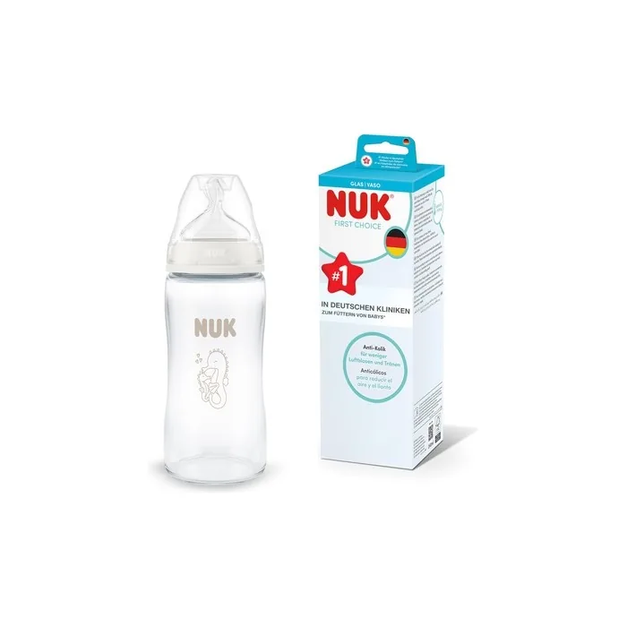 Nuk First Choice Glass 240ml Baby Bottle