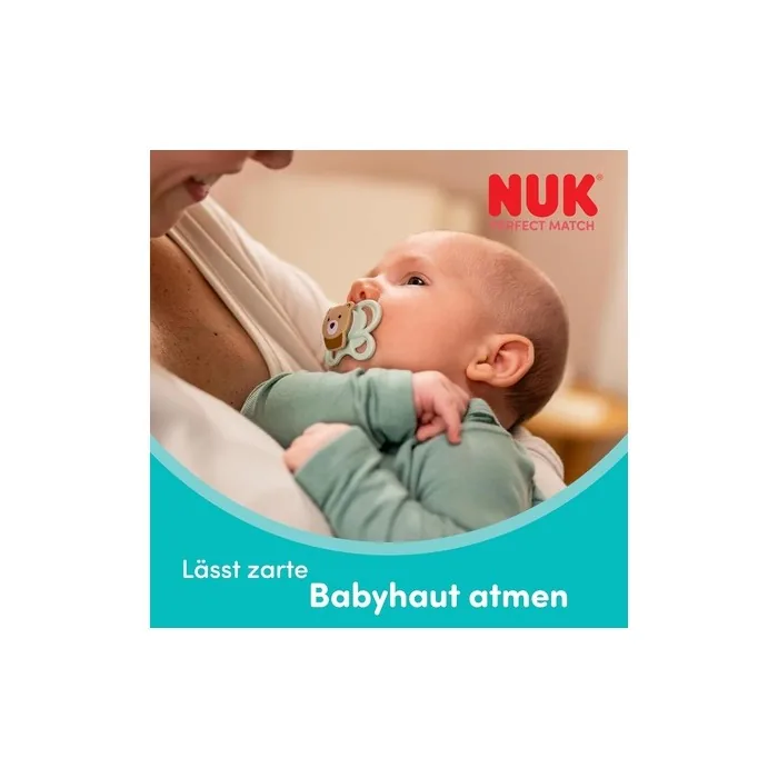 Nuk Perfect Match Air Baby Pacifier 0-2 Months Orthodontic