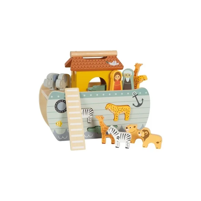 Small Foot Noah's Ark Sorting Box Safari Educational Sorting Toy