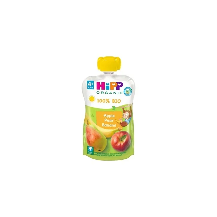 Hipp Apple Pear And Banana Pouch 100 Gr