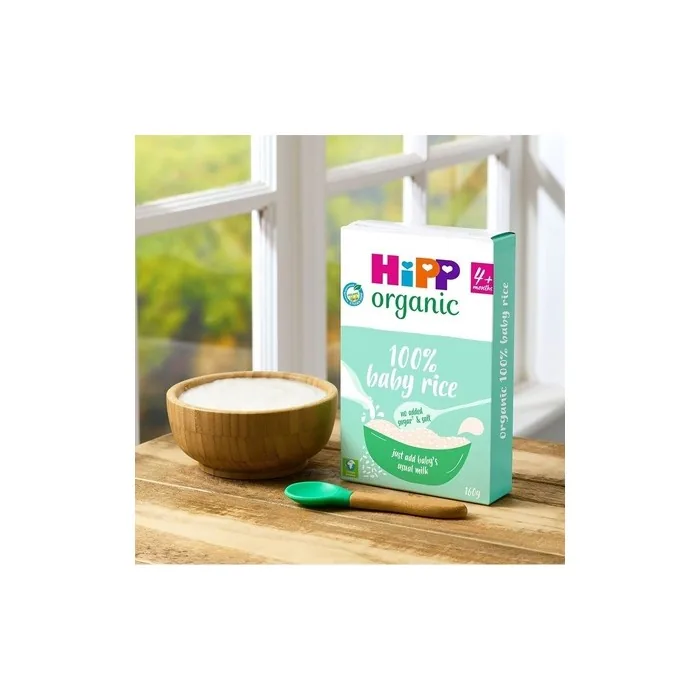 HiPP Organic Rice Grain Porridge Cereal for 4th Month Babies