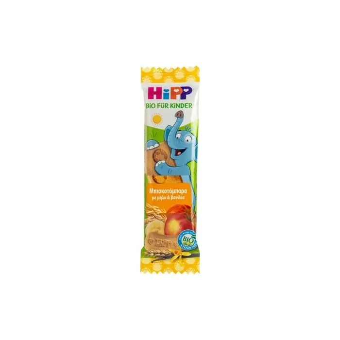 Hipp Biscuit Bar With Apple Vanilla From 12 Months 20g