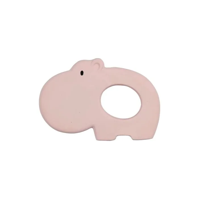 Tikiri 8591503 Hippopotamus Teething Ring Made Of Natural Rubber