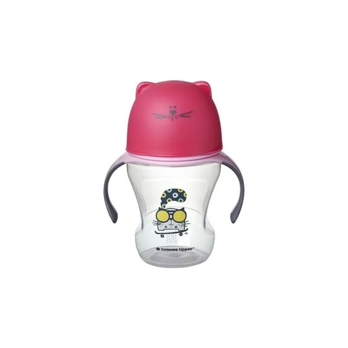 Tommee Tippee Trainer Cup Children's Cup with Soft Spout 230ml Pink