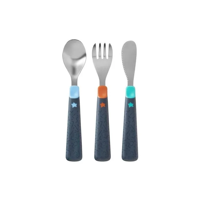 Tommee Tippee Stainless Steel First Cutlery Set for Kids 12m+