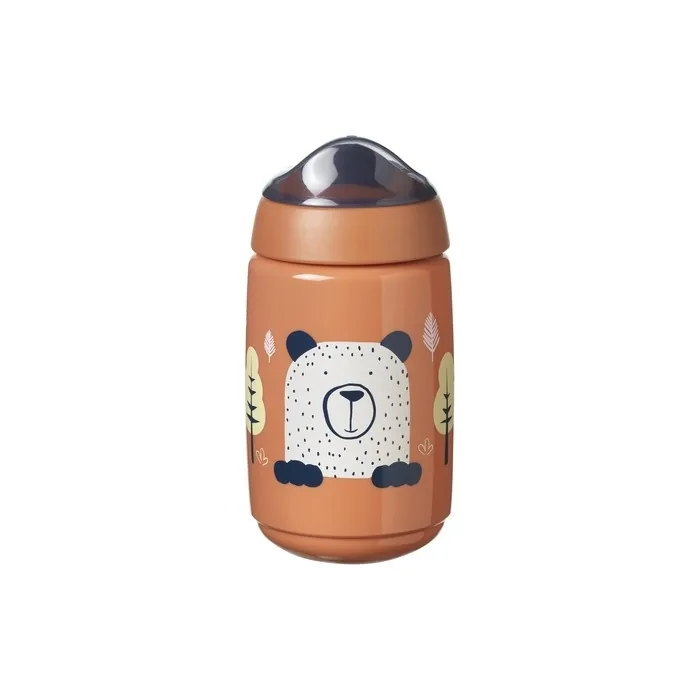 Tommee Tippee Sipper Trainer Sippy Cup for Toddlers with INTELLIVALVE Leak and Shake-Proof Technology and BACSHIELD Antibacterial Technology 12m+ 390ml