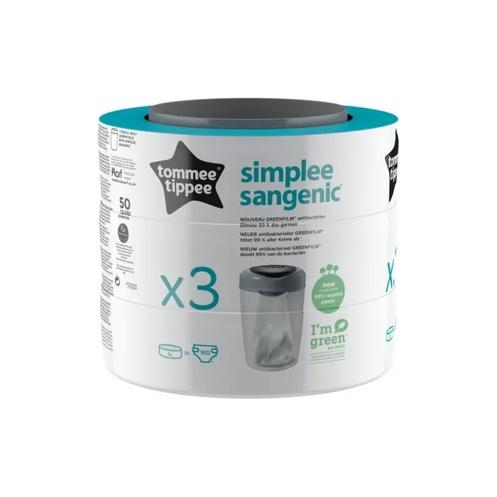 Tommee Tippee Simplee Refill Cartridge - Pack of 3