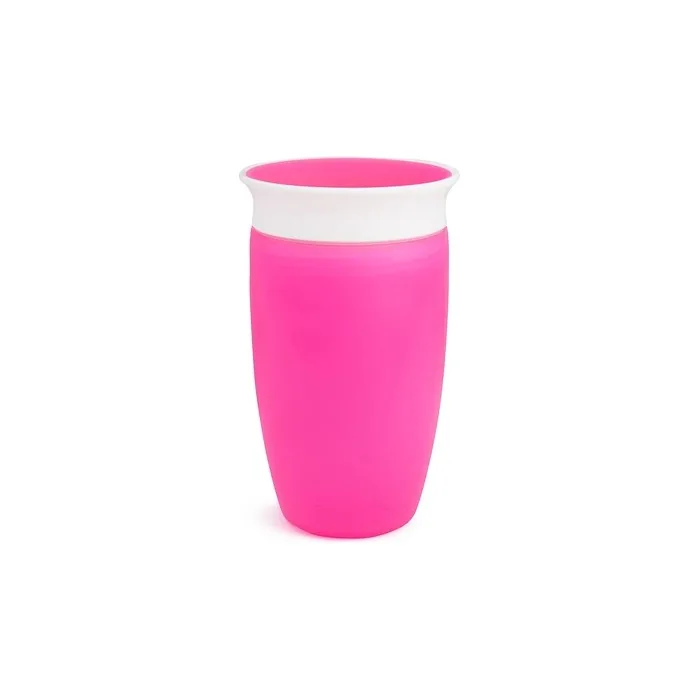 Munchkin Miracle 360° Baby and Toddler Sippy Cup BPA-Free Leak-Proof Dishwasher Safe 296ml Pink