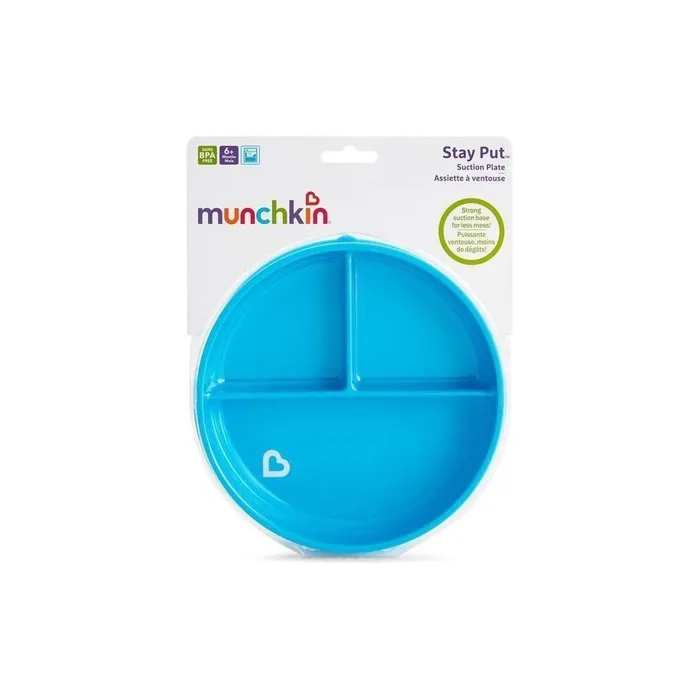 Munchkin Stay Put Suction Plate Blue
