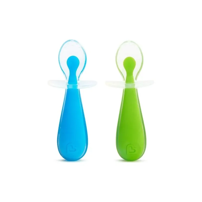 Munchkin Gentle Scoop Silicone Training Spoons for Toddlers and Babies