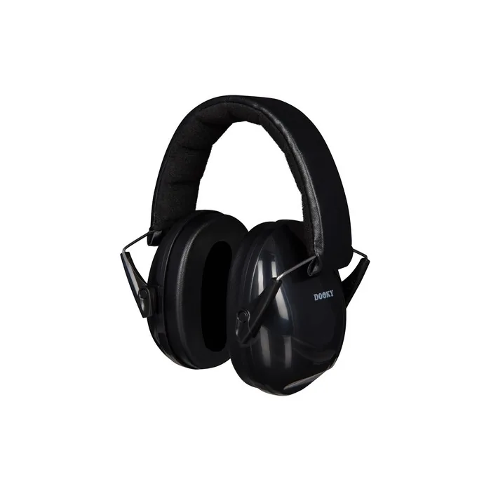 Dooky Toddler Ear Protection Protects Against Harmful Noise And Loud Music Child Ear Defenders Cancelling Noise Headphones Black 3 Years