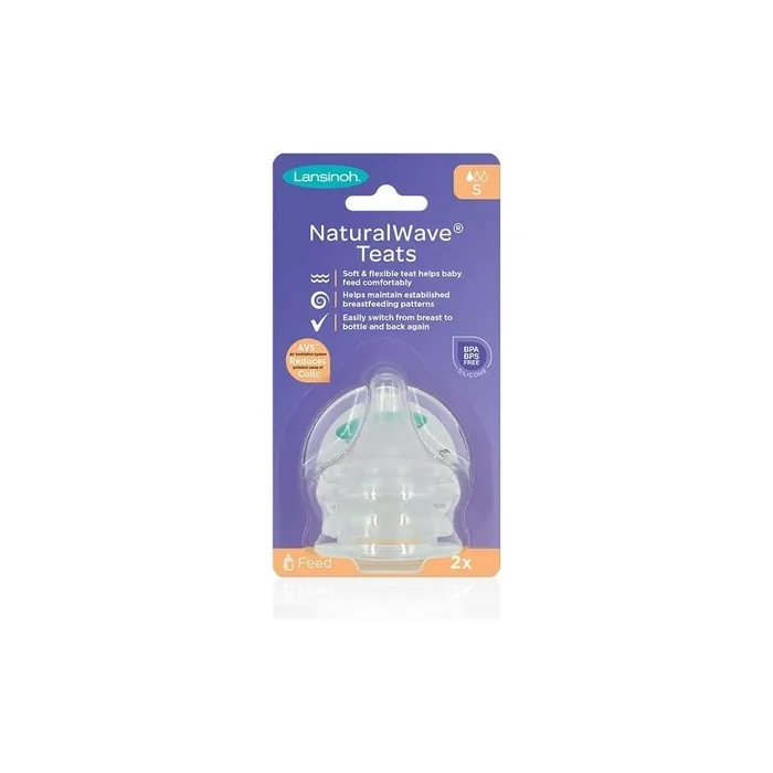 Lansinoh NaturalWave Slow Flow Teats 2 Count