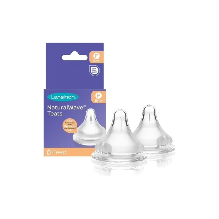 Lansinoh NaturalWave Fast Flow Teats 2 Count